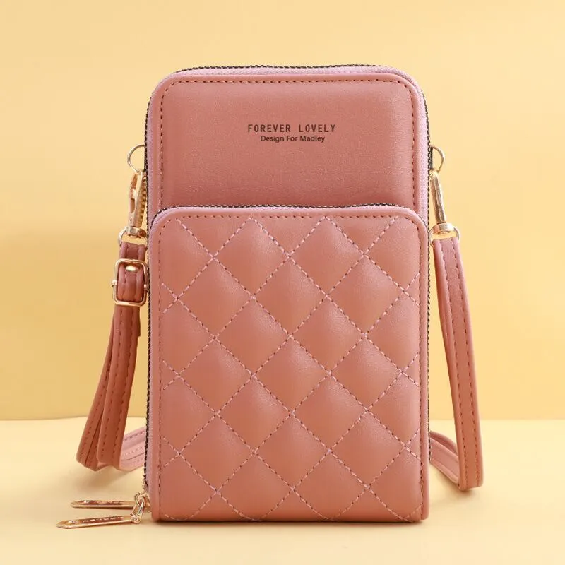 Smartphone shoulder bag pink